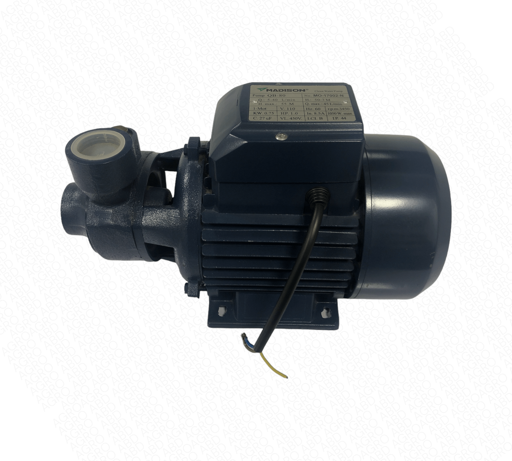 Bomba De Agua Importada De 1hp Madison Qb-80 115102