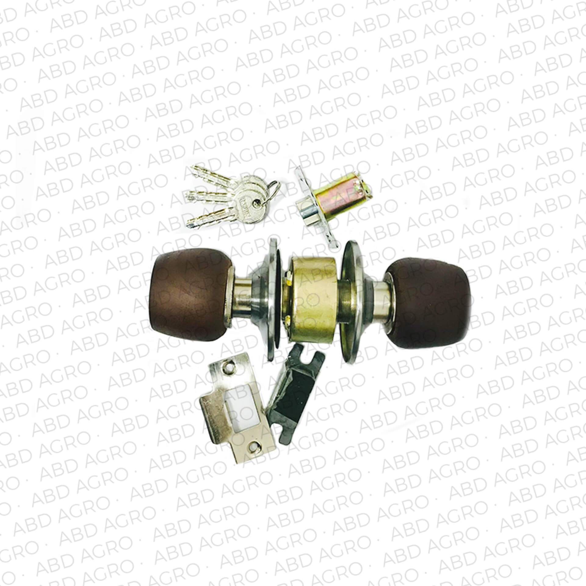 Cerradura P/Dorm. D/Pomo Madera Oscura Rabbit Rb-5831hd/S 122830