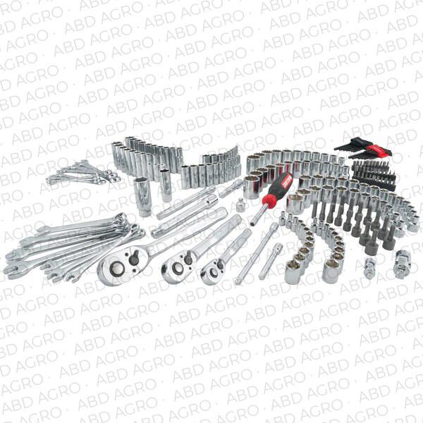 CRAFTSMAN VERSASTACK 216-pieza estándar (SAE) y la combinación métrica Mecánica cromo pulido Juego de herramientas