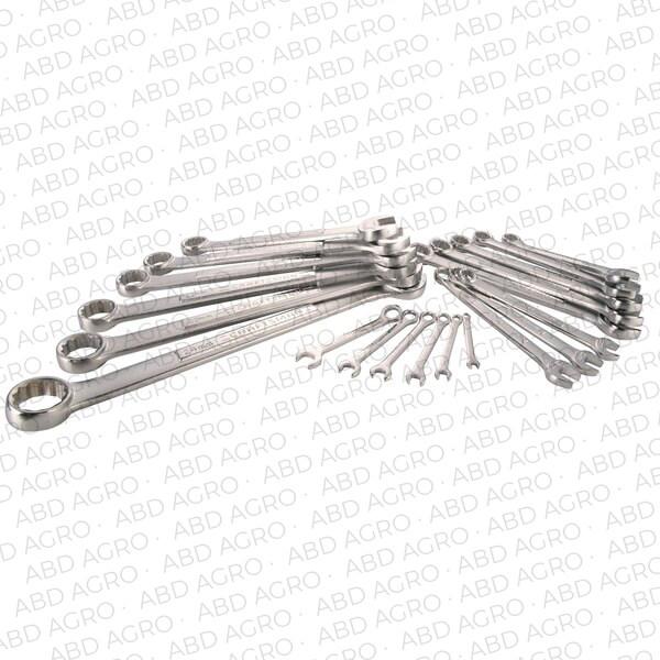 CRAFTSMAN Juego de llaves de 20 piezas combinadas estándar métricas