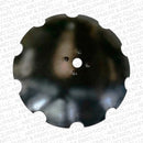 28″ x 10 mm Notched Disc Blades with 4 Dimples